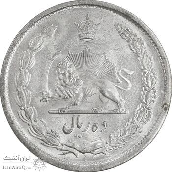 سکه 10 ریال 1323 - MS64 - محمد رضا شاه سکه 10 ریال 1323 - MS64 - محمد رضا شاه