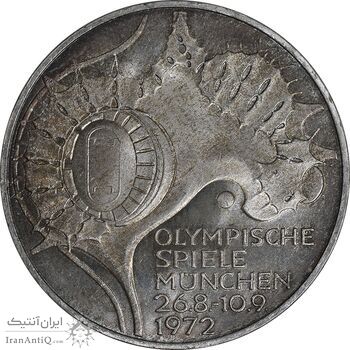 سکه 10 مارک 1972G المپیک مونیخ - MS64 - آلمان سکه 10 مارک 1972G المپیک مونیخ - MS64 - آلمان