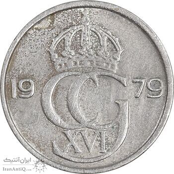 سکه 10 اوره 1979 کارل شانزدهم گوستاو - EF45 - سوئد