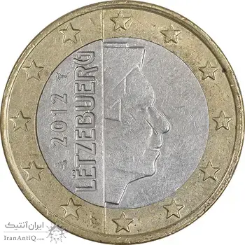 سکه 1 یورو 2012 آنری - EF45 - لوکزامبورگ