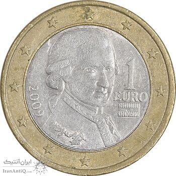 سکه 1 یورو 2009 جمهوری دوم - AU50 - اتریش