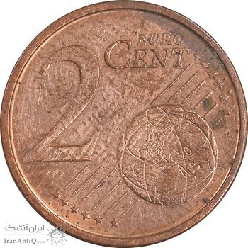 سکه 2 یورو سنت 2001 خوآن کارلوس یکم - EF45 - اسپانیا