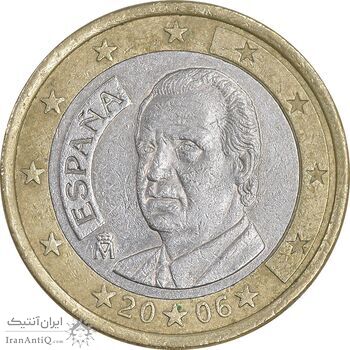 سکه 1 یورو 2006 خوآن کارلوس یکم - EF45 - اسپانیا سکه 1 یورو 2006 خوآن کارلوس یکم - EF45 - اسپانیا