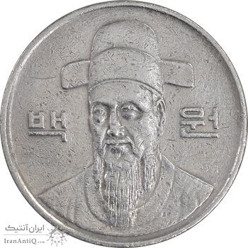 سکه 100 وون 1988 جمهوری - EF45 - کره جنوبی