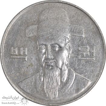 سکه 100 وون 2008 جمهوری - EF45 - کره جنوبی