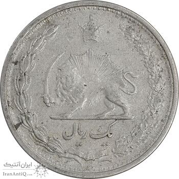 سکه 1 ریال 1313 - EF40 - رضا شاه سکه 1 ریال 1313 - EF40 - رضا شاه