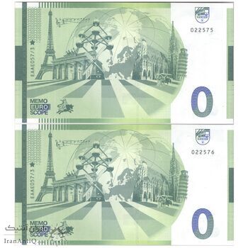 اسکناس 0 یورو بدون تاریخ (2024) - آمستردام - جفت - UNC65 - هلند اسکناس 0 یورو بدون تاریخ (2024) - آمستردام - جفت - UNC65 - هلند