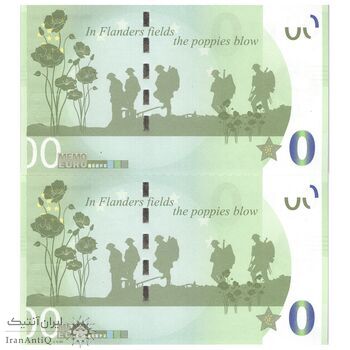 اسکناس 0 یورو بدون تاریخ - دروازه منین - جفت - UNC65 - بلژیک اسکناس 0 یورو بدون تاریخ - دروازه منین - جفت - UNC65 - بلژیک