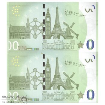 اسکناس 0 یورو بدون تاریخ(2020) جمهوری فدرال - باغ وحش دنیای شگفتی - جفت - UNC65 - آلمان