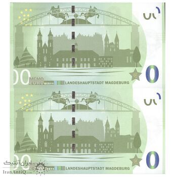 اسکناس 0 یورو بدون تاریخ جمهوری فدرال - ماگدبورگ  - جفت - UNC65 - آلمان اسکناس 0 یورو بدون تاریخ جمهوری فدرال - ماگدبورگ  - جفت - UNC65 - آلمان