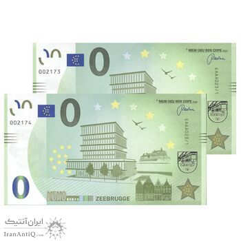 اسکناس 0 یورو بدون تاریخ - بندر زیبروژ - جفت - UNC65 - بلژیک اسکناس 0 یورو بدون تاریخ - بندر زیبروژ - جفت - UNC65 - بلژیک