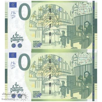 اسکناس 0 یورو بدون تاریخ - سیاهچال آمستردام - جفت - UNC64 - هلند اسکناس 0 یورو بدون تاریخ - سیاهچال آمستردام - جفت - UNC64 - هلند