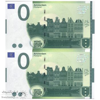 اسکناس 0 یورو بدون تاریخ (2022) - EAAC057/2 - آمستردام - جفت - UNC65 - هلند اسکناس 0 یورو بدون تاریخ (2022) - EAAC057/2 - آمستردام - جفت - UNC65 - هلند