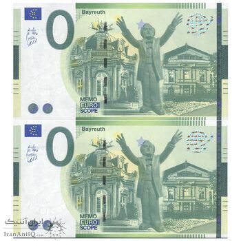 اسکناس 0 یورو بدون تاریخ جمهوری فدرال - بایرویت - جفت - UNC65 - آلمان اسکناس 0 یورو بدون تاریخ جمهوری فدرال - بایرویت - جفت - UNC65 - آلمان