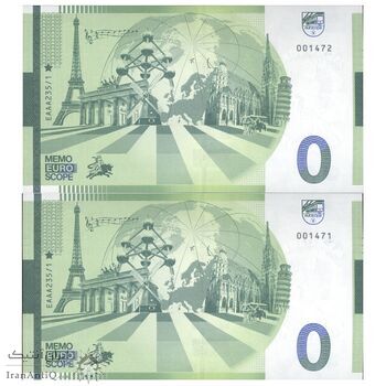 اسکناس 0 یورو بدون تاریخ - کوه ونتو - جفت - UNC65 - فرانسه اسکناس 0 یورو بدون تاریخ - کوه ونتو - جفت - UNC65 - فرانسه