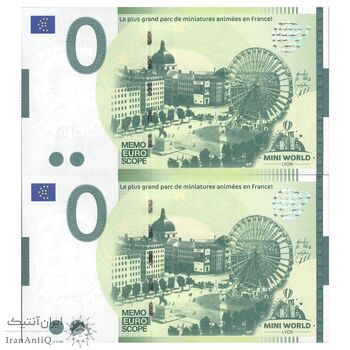 اسکناس 0 یورو بدون تاریخ(2022) -  پارک بزرگ انیمه های مینیاتوری - جفت - UNC65 - فرانسه اسکناس 0 یورو بدون تاریخ(2022) -  پارک بزرگ انیمه های مینیاتوری - جفت - UNC65 - فرانسه
