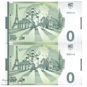 اسکناس 0 یورو بدون تاریخ(2022) جمهوری فدرال - قلعه موریتزبورگ - جفت - UNC64 - آلمان اسکناس 0 یورو بدون تاریخ(2022) جمهوری فدرال - قلعه موریتزبورگ - جفت - UNC64 - آلمان