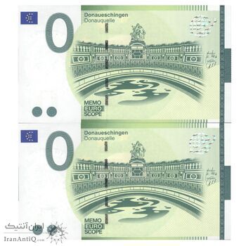 اسکناس 0 یورو بدون تاریخ جمهوری فدرال - دوناشینگن - جفت - UNC64 - آلمان