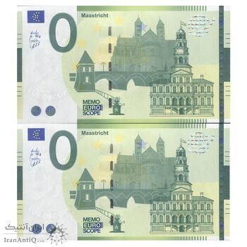 اسکناس 0 یورو بدون تاریخ - ماستریخت - جفت - UNC65 - هلند اسکناس 0 یورو بدون تاریخ - ماستریخت - جفت - UNC65 - هلند
