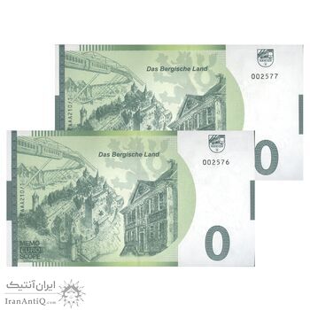 اسکناس 0 یورو 2022 جمهوری فدرال - 125 سالگی پل مانگست - جفت - UNC64 - آلمان اسکناس 0 یورو 2022 جمهوری فدرال - 125 سالگی پل مانگست - جفت - UNC64 - آلمان