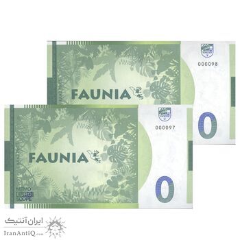 اسکناس 0 یورو بدون تاریخ - باغ وحش فونیا مادرید-پنگوئن - جفت - UNC65 - اسپانیا