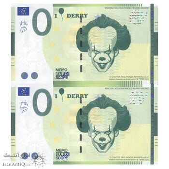 اسکناس 0 یورو بدون تاریخ - پارک وارنر مادرید-دری - جفت - UNC64 - اسپانیا