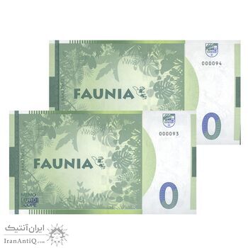 اسکناس 0 یورو بدون تاریخ - باغ وحش فونیا مادرید-لمور - جفت - UNC65 - اسپانیا