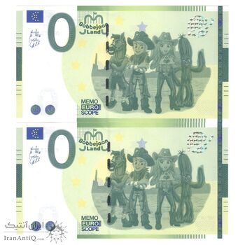 اسکناس 0 یورو بدون تاریخ - پارک بابجانلند - جفت - UNC64 - بلژیک اسکناس 0 یورو بدون تاریخ - پارک بابجانلند - جفت - UNC64 - بلژیک