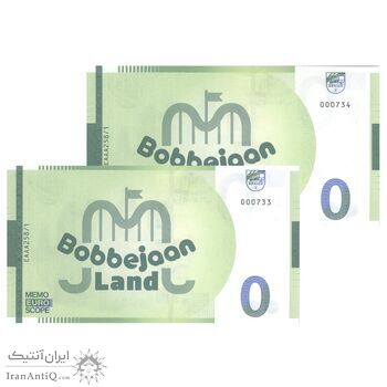 اسکناس 0 یورو بدون تاریخ - پارک بابجانلند - جفت - UNC64 - بلژیک اسکناس 0 یورو بدون تاریخ - پارک بابجانلند - جفت - UNC64 - بلژیک