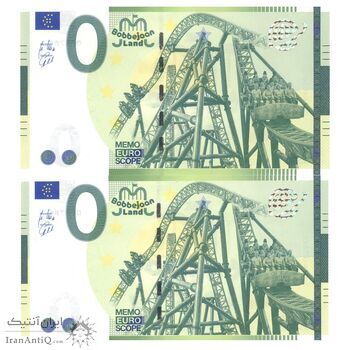 اسکناس 0 یورو بدون تاریخ - پارک بابجانلند-ترن هوایی - جفت - UNC65 - بلژیک اسکناس 0 یورو بدون تاریخ - پارک بابجانلند-ترن هوایی - جفت - UNC65 - بلژیک