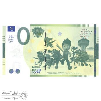 اسکناس 0 یورو 2024 - گشت پنجهای - تک - UNC65 اسکناس 0 یورو 2024 - گشت پنجهای - تک - UNC65
