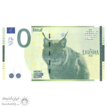 اسکناس 0 یورو بدون تاریخ - پارک لجندیا - تک - UNC64 - فرانسه اسکناس 0 یورو بدون تاریخ - پارک لجندیا - تک - UNC64 - فرانسه