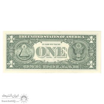 اسکناس 1 دلار 2013 جمهوری فدرال - L (سان فرانسیسکو) - تک - UNC64 - آمریکا اسکناس 1 دلار 2013 جمهوری فدرال - L (سان فرانسیسکو) - تک - UNC64 - آمریکا