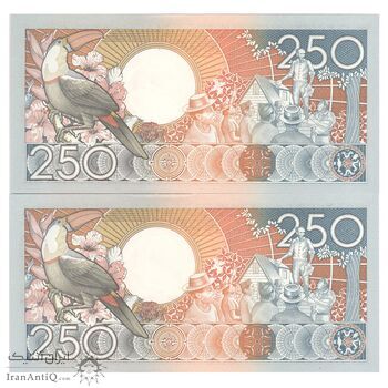اسکناس 250 گلدن 1988 جمهوری - جفت - UNC64 - سورینام