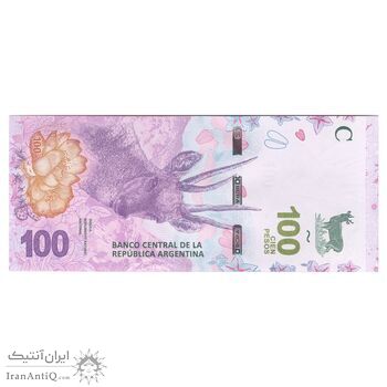 اسکناس 100 پزو بدون تاریخ (2018-2019) جمهوری فدرال - تک - UNC64 - آرژانتین