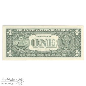 اسکناس 1 دلار 2009 جمهوری فدرال - L (سان فرانسیسکو) - تک - AU50 - آمریکا