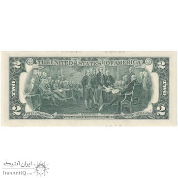 اسکناس 2 دلار 2017 جمهوری فدرال - L (سان فرانسیسکو) - تک - UNC62 - آمریکا