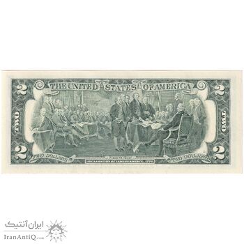 اسکناس 2 دلار 2009 جمهوری فدرال - L (سان فرانسیسکو) - تک - UNC63 - آمریکا