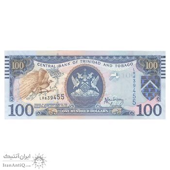 اسکناس 100 دلار 2006 جمهوری - با نوارهای مشکی - تک - UNC64 - ترینیداد و توباگو