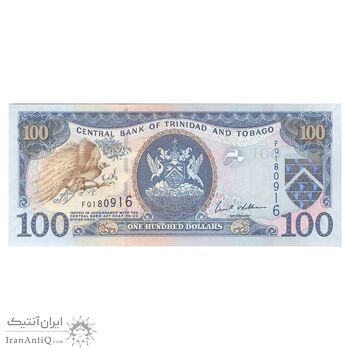 اسکناس 100 دلار 2006 جمهوری - بدون نوارهای مشکی - تک - UNC65 - ترینیداد و توباگو