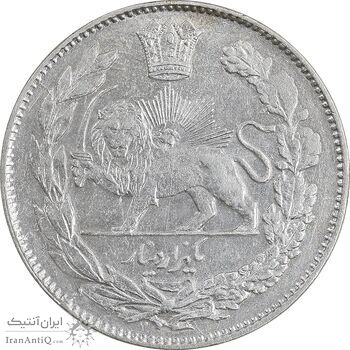 سکه 1000 دینار 1331 تصویری - AU55 - احمد شاه