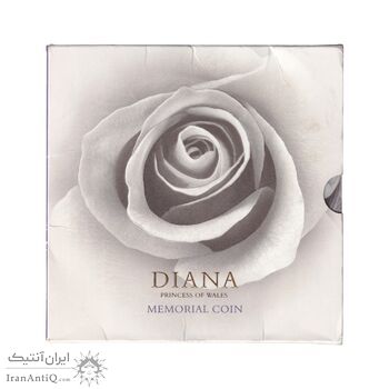 سکه 5 پوند یادبود دیانا 1999 الیزابت دوم - UNC - انگلستان
