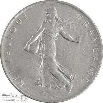 سکه 1 فرانک 1960 جمهوری پنجم - AU55 - فرانسه