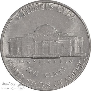 سکه 5 سنت 1990D جفرسون - MS61 - آمریکا