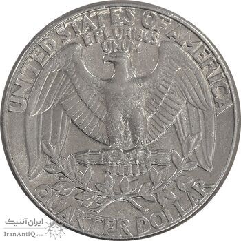 سکه کوارتر دلار 1986D واشنگتن - AU58 - آمریکا