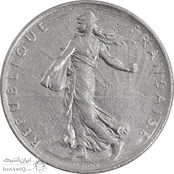 سکه 1 فرانک 1978 جمهوری پنجم - EF45 - فرانسه