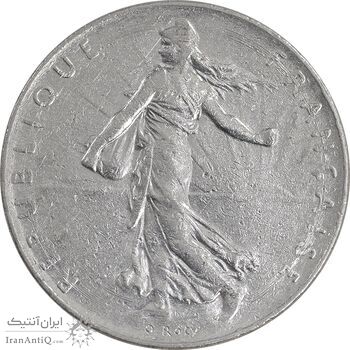 سکه 1 فرانک 1977 جمهوری پنجم - EF45 - فرانسه