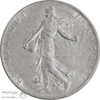 سکه 1 فرانک 1974 جمهوری پنجم - AU58 - فرانسه