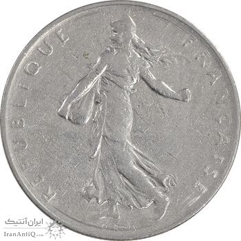 سکه 1 فرانک 1964 جمهوری پنجم - AU55 - فرانسه