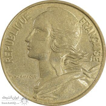 سکه 10 سانتیم 1993 جمهوری کنونی - ماریان - AU58 - فرانسه